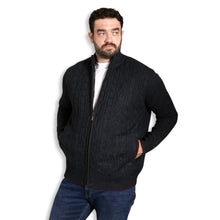 D555 Full Zip Lined Sweatshirt | Gillingham Navy Marl