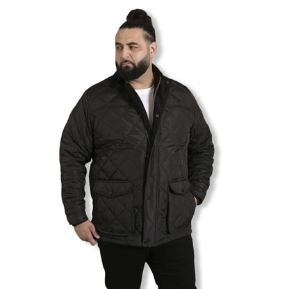 D555 Quilted Jacket | Harborough Black