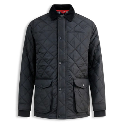 D555 Quilted Jacket | Harborough Black