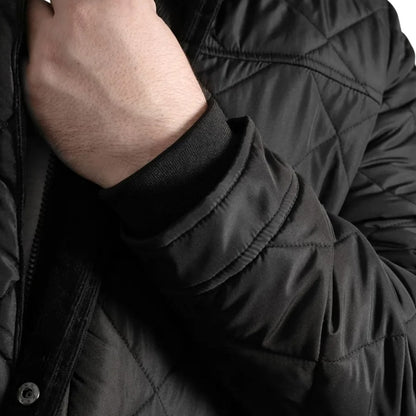 D555 Quilted Jacket | Harborough Black