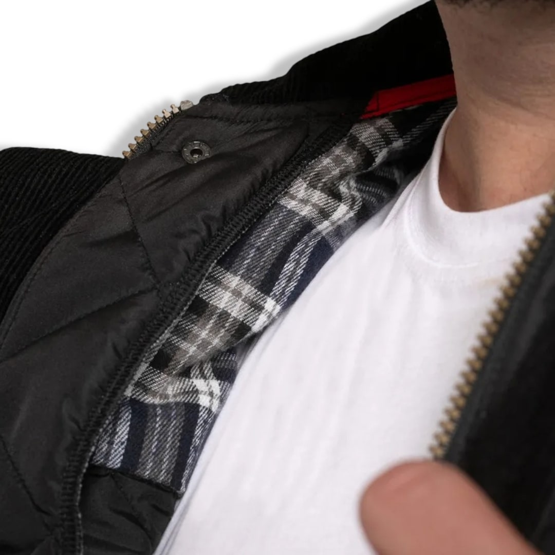 D555 Quilted Jacket | Harborough Black