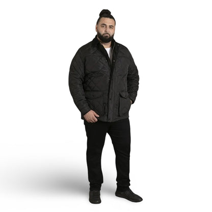 D555 Quilted Jacket | Harborough Black
