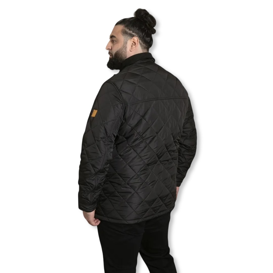 D555 Quilted Jacket | Harborough Black