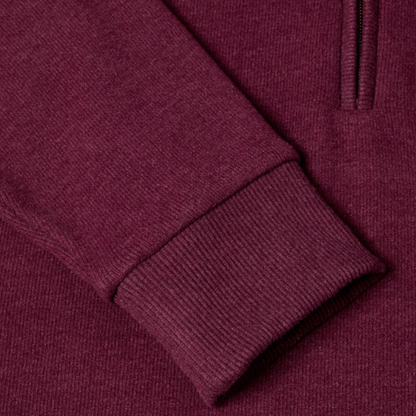 DG Drifter Half-Zip Sweatshirt | Dark Red
