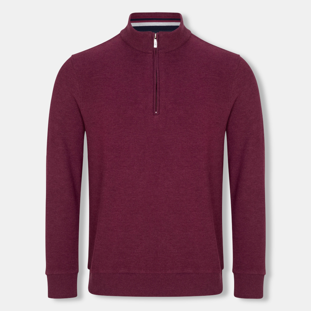 DG Drifter Half-Zip Sweatshirt | Dark Red