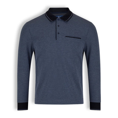 DG Drifter Long-Sleeve Polo | Blue/Navy
