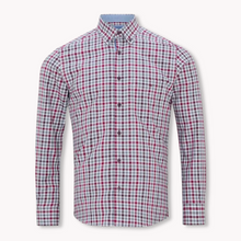 DG Drifter Long Sleeve Casual Shirt | Red Check
