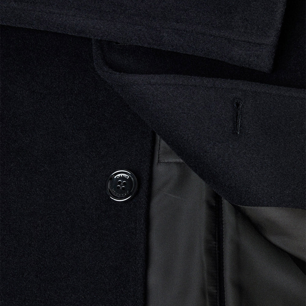 Daniel Grahame Wool-Rich Overcoat | Black