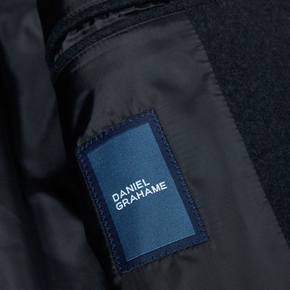 Daniel Grahame Wool Blend Overcoat | Bales Charcoal