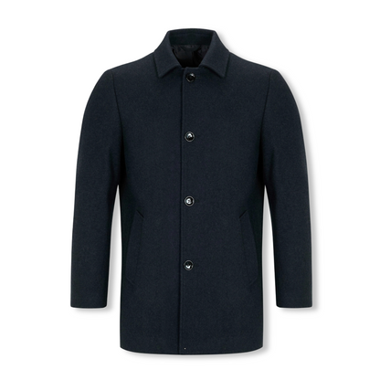 Daniel Grahame Wool Blend Overcoat | Bales Charcoal