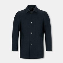 Daniel Grahame Wool Blend Overcoat | Bales Charcoal