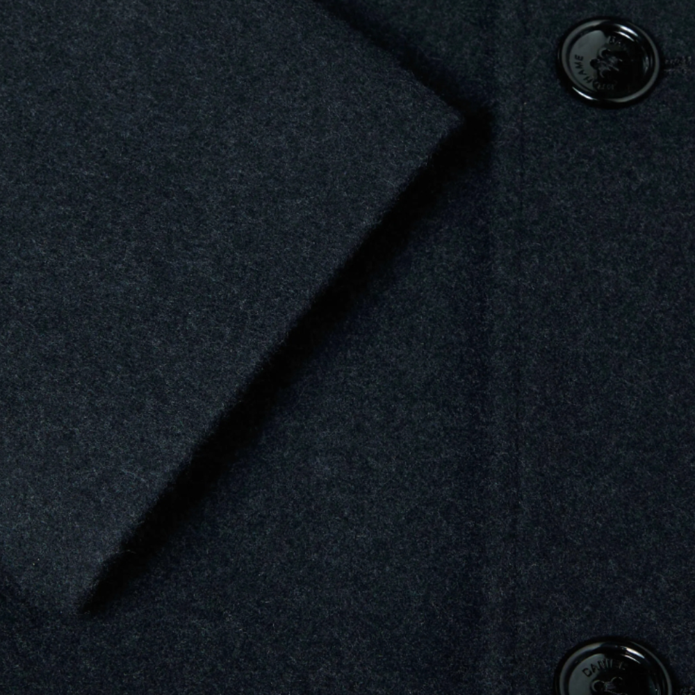Daniel Grahame Wool Blend Overcoat | Bales Charcoal
