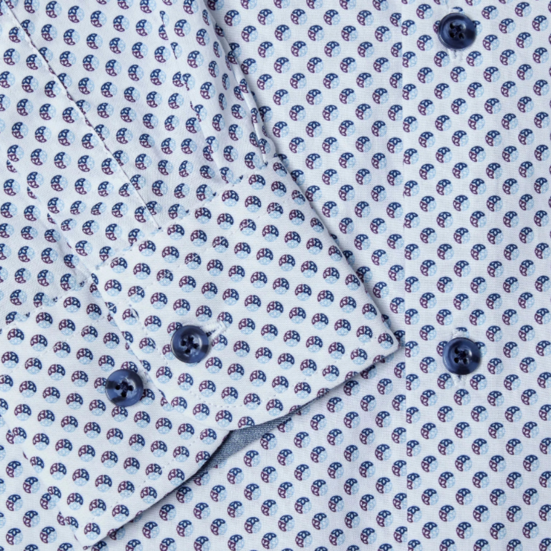 Drifter Long Sleeve Casual Shirt | Blue & White