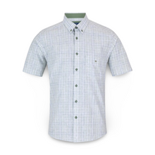 Drifter Short Sleeve Check Shirt | Ivano Light Green