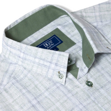Drifter Short Sleeve Check Shirt | Ivano Light Green