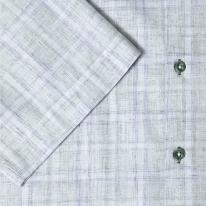 Drifter Short Sleeve Check Shirt | Ivano Light Green