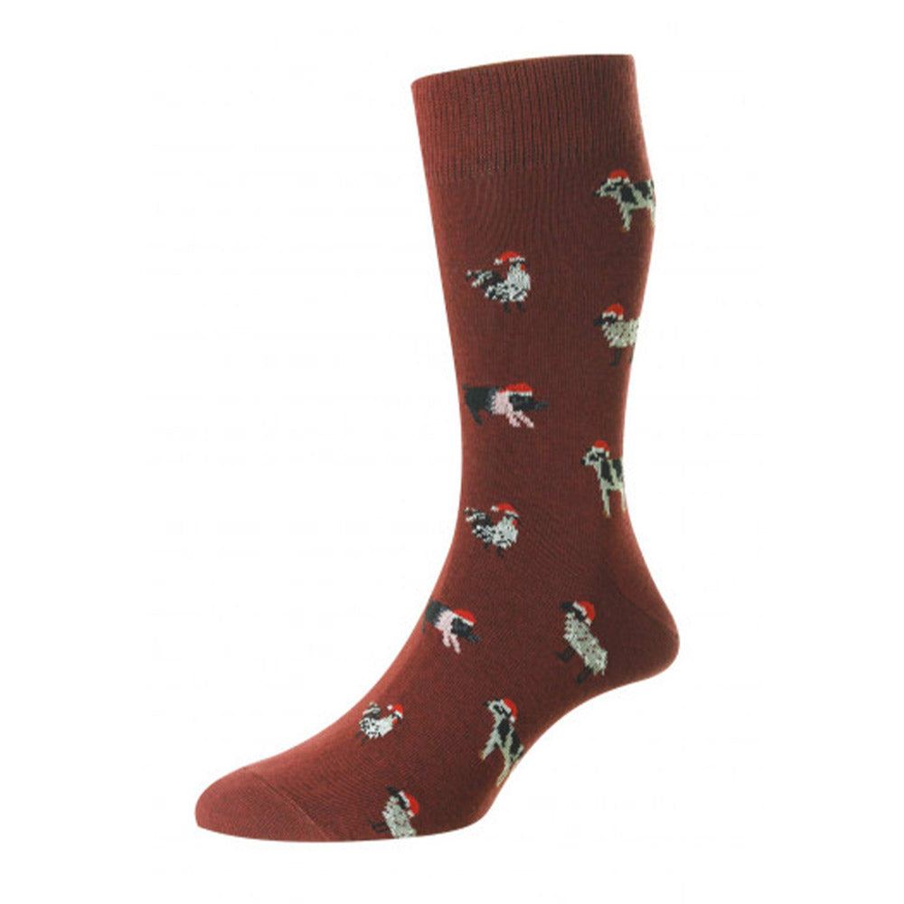 Christmas Socks - Wine Animals
