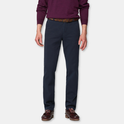 Meyer Cosy Twill Chino | Bonn Navy
