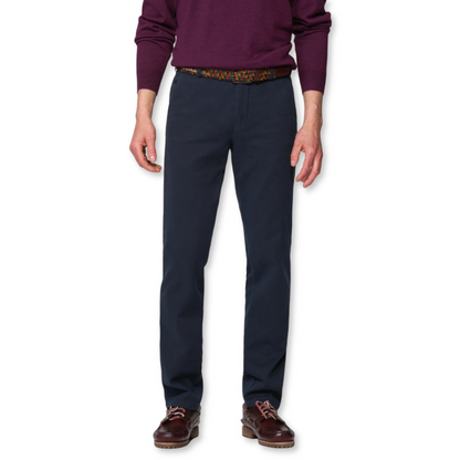 Meyer Cosy Twill Chino | Bonn Navy