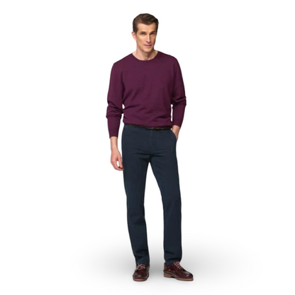Meyer Cosy Twill Chino | Bonn Navy