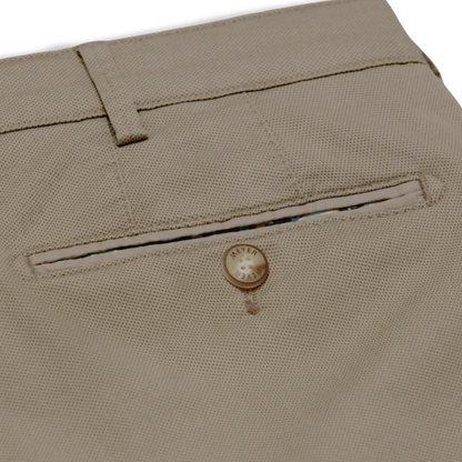 Meyer Micro Print Chino | Bonn Sand