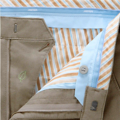 Meyer Micro Print Chino | Bonn Sand