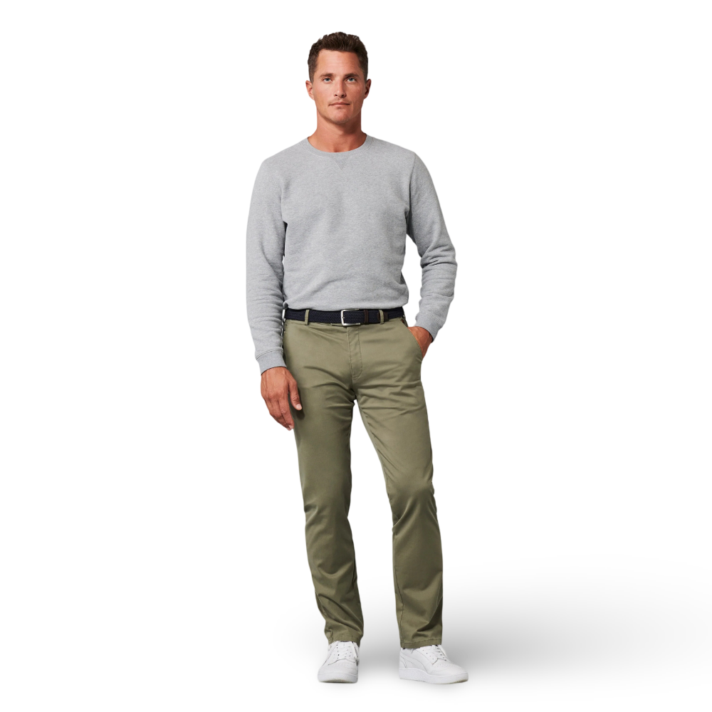 Meyer Stretch Chino | Roma Olive