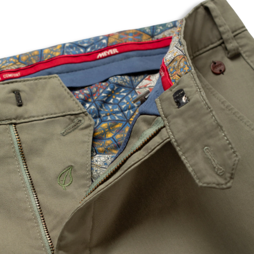Meyer Stretch Chino | Roma Olive
