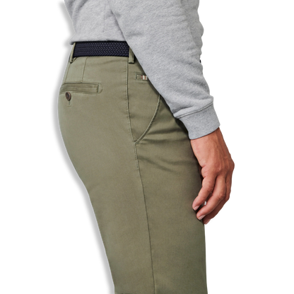 Meyer Stretch Chino | Roma Olive