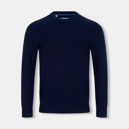 Benetti Crew Knit | Quinn Navy