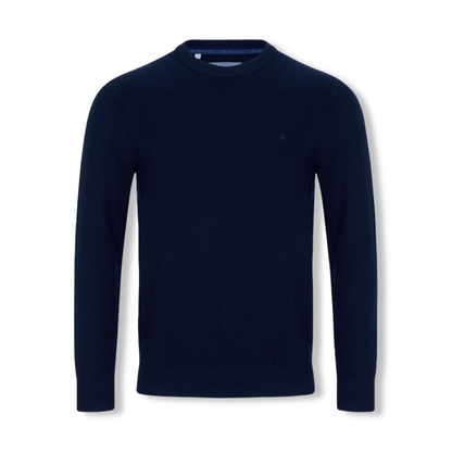 Benetti Crew Knit | Quinn Navy