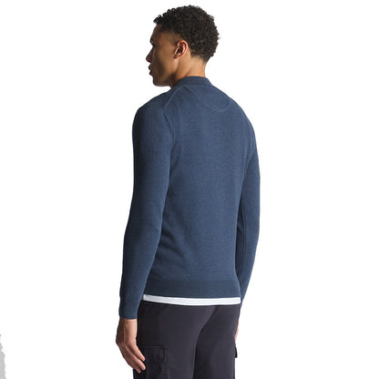 Remus Uomo Half Zip Knitwear | Blue