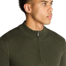Remus Uomo Half Zip Knitwear | Green