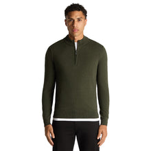 Remus Uomo Half Zip Knitwear | Green