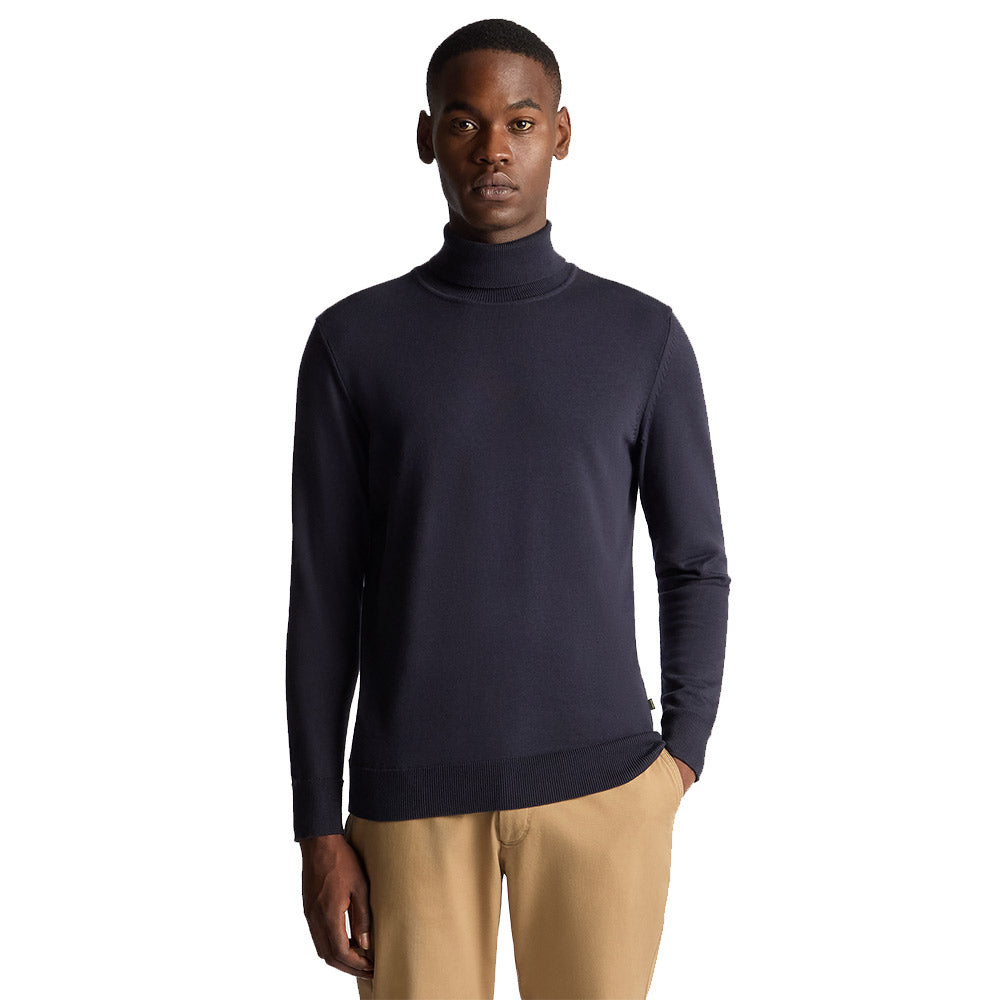 Remus Uomo Roll Neck Knitwear | Dark Blue