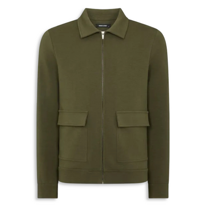 Remus Uomo Bamboo Blend Overshirt | Green
