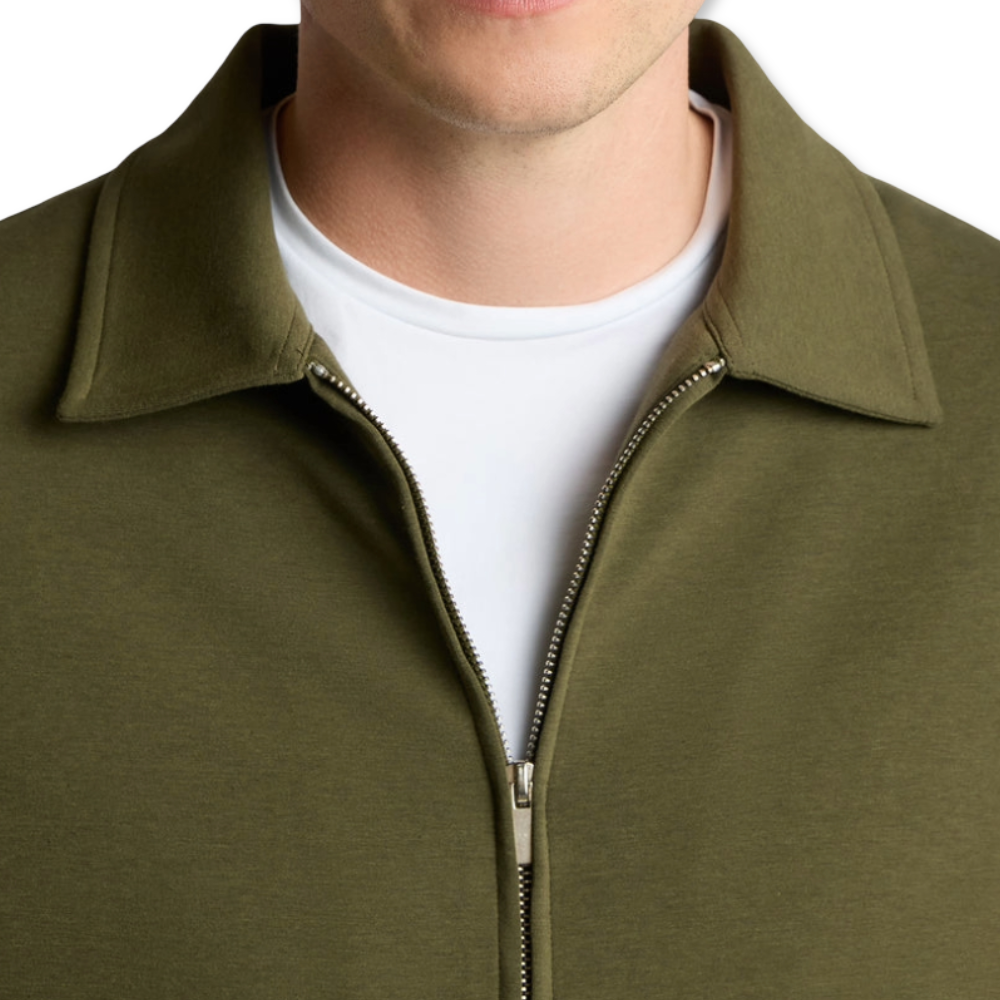 Remus Uomo Bamboo Blend Overshirt | Green
