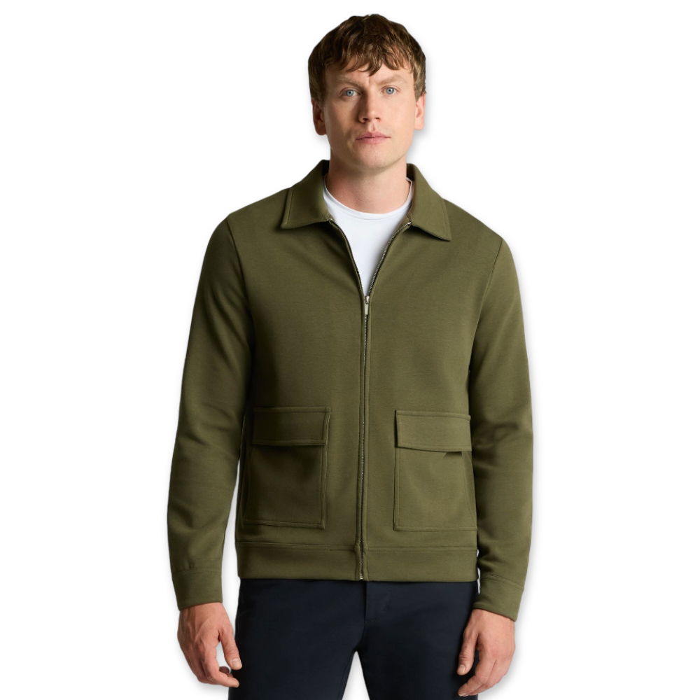 Remus Uomo Bamboo Blend Overshirt | Green