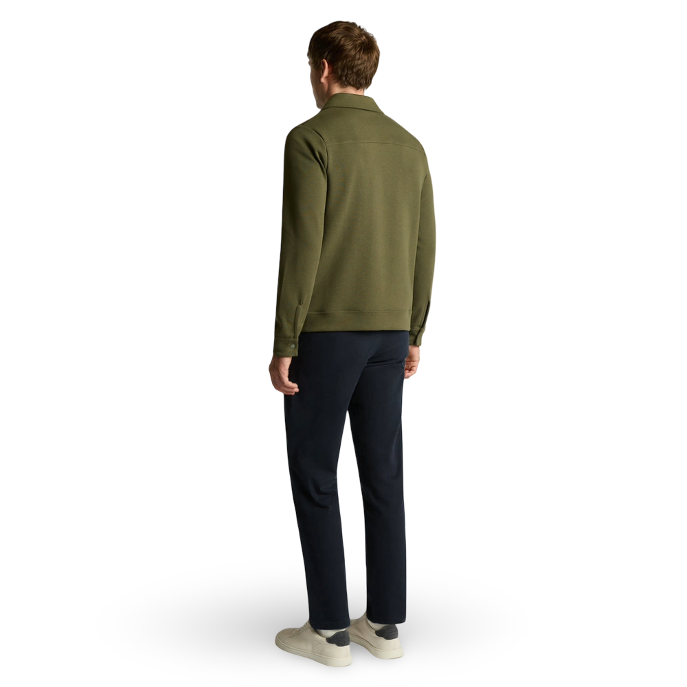 Remus Uomo Bamboo Blend Overshirt | Green