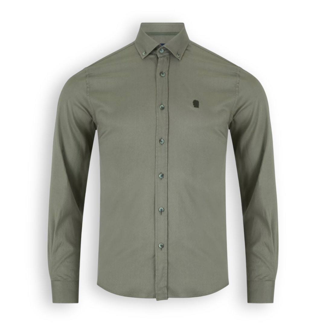 Remus Uomo Oxford Shirt | Olive