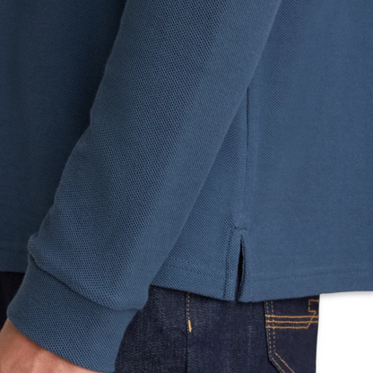 Remus Uomo Long Sleeve Polo | Blue