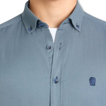 Remus Uomo Long Sleeve Shirt | Blue