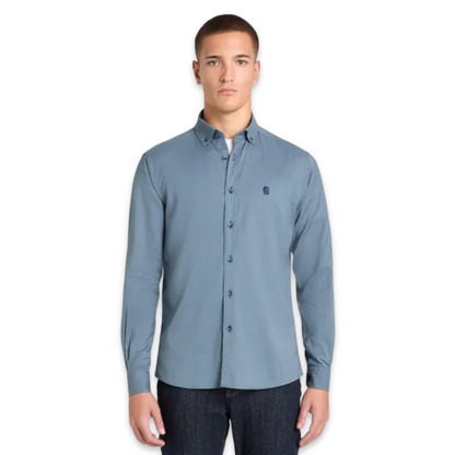 Remus Uomo Long Sleeve Shirt | Blue