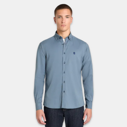 Remus Uomo Long Sleeve Shirt | Blue