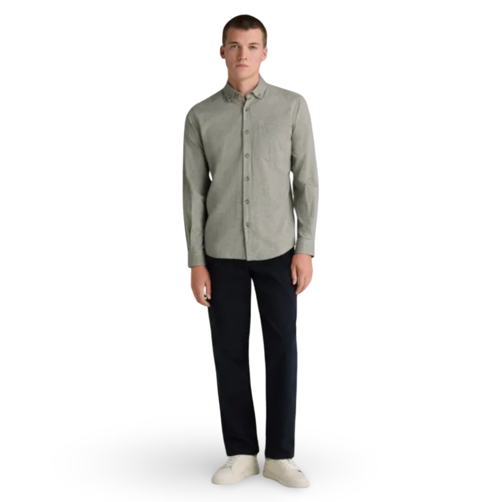 Remus Uomo Long Sleeve Shirt | Green