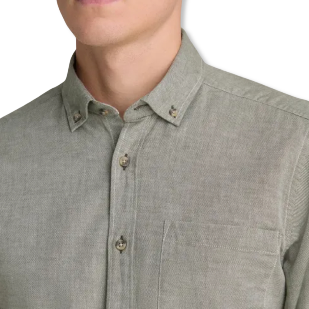 Remus Uomo Long Sleeve Shirt | Green