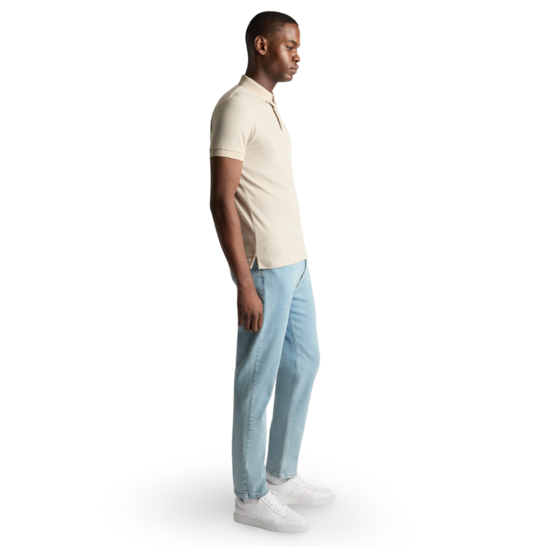 Remus Uomo Polo Shirt | Sand Weave