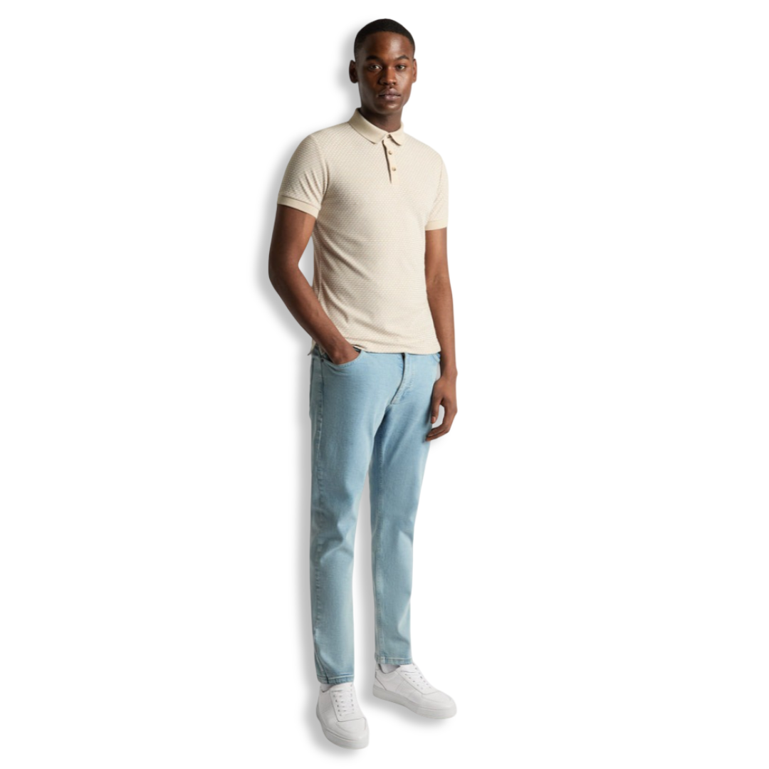 Remus Uomo Polo Shirt | Sand Weave