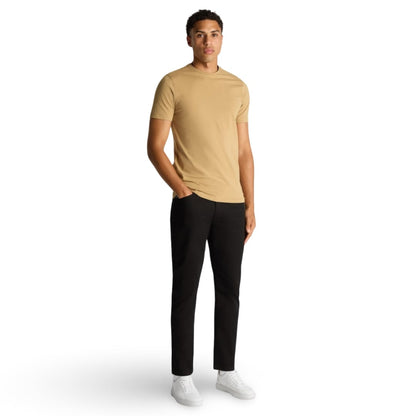 Remus Uomo Stretch Cotton Tee | Beige