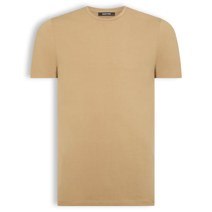 Remus Uomo Stretch Cotton Tee | Beige